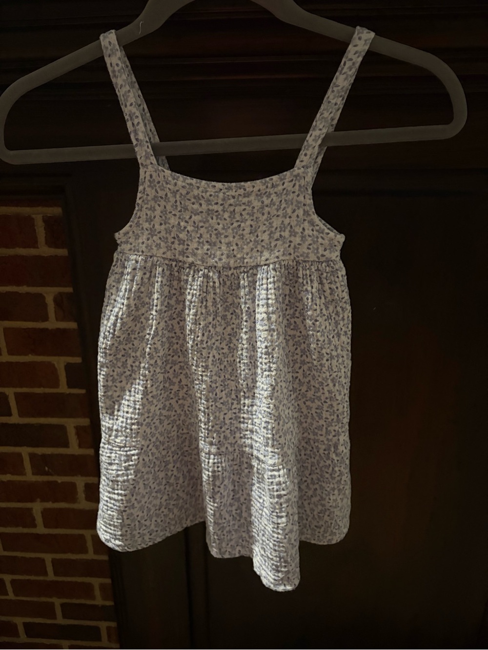 Rabbit Bear Organic cotton girls dress sz 5